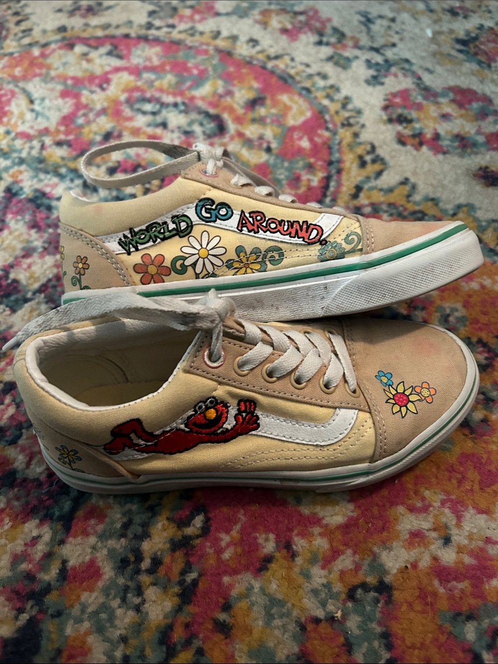Kids Size 2 Vans Elmo